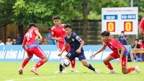 Vòng chung kết giải U17 QG - Thái Sơn Nam 2024: Thua trận, BRVT rơi xuống vị trí thứ 3